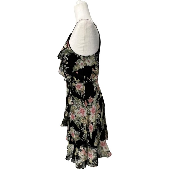 Almost Famous Black Floral Dress - Medium - Picture 3 of 12